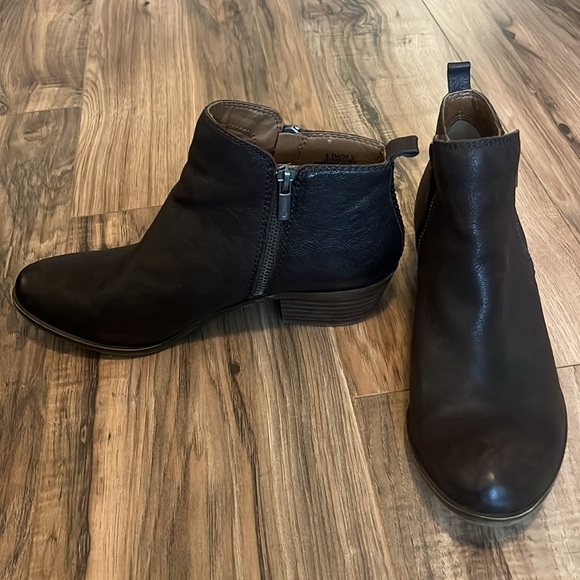 Women's Brown Ankle Boots Lucky Brand Basel - Picture 3 of 8